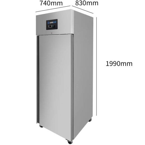 Ventilated upright positive refrigerated cabinet -2°C/+8°C – 650 litres