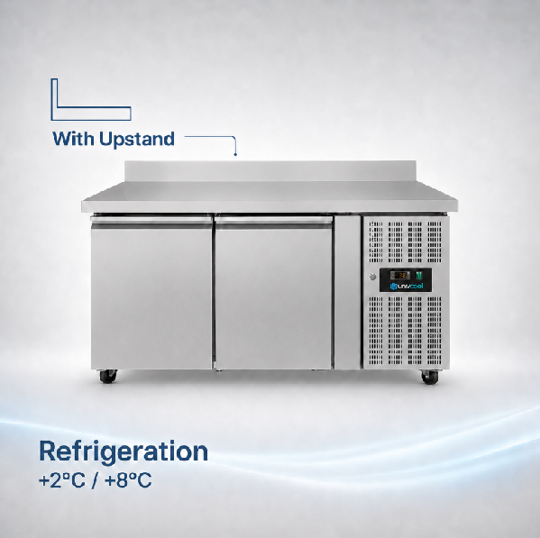 Refrigerated Counter – 2 Doors – 1360x700x850mm