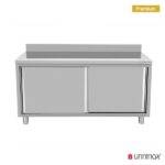 Work cabinet - with sliding door & backsplash