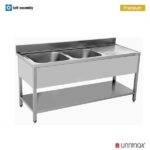 180x70xH85cm – 2 Sinks Left