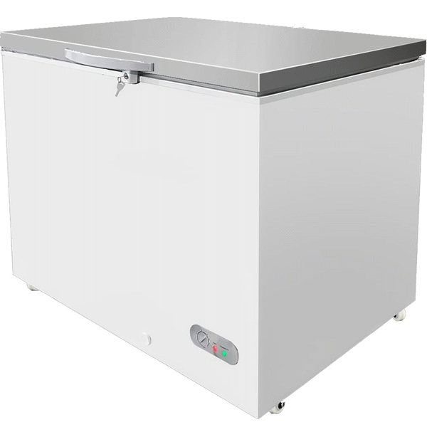 Chest Freezer | 395L | White/Stainless Steel | -18°C to -25°C | Static Cooling