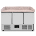 Pizza workbench | 350 L | 3 doors (1/1 GN) | +2 °C to +8 °C