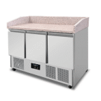 Pizza workbench | 350 L | 3 doors (1/1 GN) | +2 °C to +8 °C - Image 2