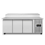 Saladette | 3 Doors (1/1 GN) | Top 8× 1/3 GN | +2°C to +8°C | Forced Cooling | Flip Lids