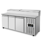 Saladette | 3 Doors (1/1 GN) | Top 8× 1/3 GN | +2°C to +8°C | Forced Cooling | Flip Lids - Image 3