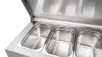 Saladette | 2 Doors (1/1 GN) | Top 6× 1/3 GN | +2°C to +8°C | Forced Cooling | Flip Lids - Image 5