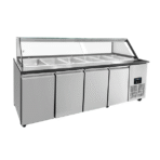 Saladette Workbench – 6x GN 1/1 Capacity – 223x82x85.5cm - Image 2
