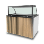 Bain-Marie Counter – 3x GN 1/1 – 123 × 82 × 85.5 cm