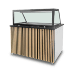 Bain-Marie Counter – 3x GN 1/1 – 123 × 82 × 85.5 cm