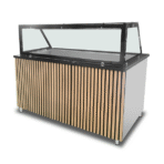 Bain-Marie Counter – 4x GN 1/1 – 153 × 82 × 85.5 cm