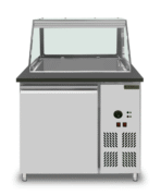 Bain-Marie Counter – 2x GN 1/1 – 88 × 82 × 85.5 cm - Image 2