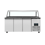 Saladette Workbench – 5x GN 1/1 Capacity - 188x82x85.5cm - Image 3