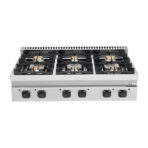 Gas Stove - 46.5kW - 6 Burners - Image 3