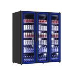 Refrigerator 3 Glass Door – 1190L – Blue LED Light