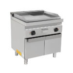 Electric Griddle – 1/2 Smooth + 1/2 Grooved CHROME