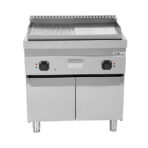 Electric Griddle – 1/2 Smooth + 1/2 Grooved CHROME – E70GP20+GSK - Image 3