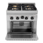 Gas Range with Electric Oven – 4 Burners – E70FG020 - Image 4