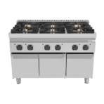 Gas stove with doors – 44kW – 6 Burners – G70C20K - Image 3