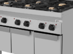 Gas stove with doors – 44kW – 6 Burners – G70C20K - Image 4