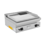 Griddle plate Gas– 1/2 Smooth - 1/2 Grooved Chrome – G70GP20B+GSC