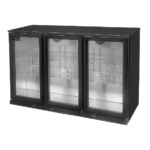 Barcooler Black 3 Doors - 1350x525xH900mm