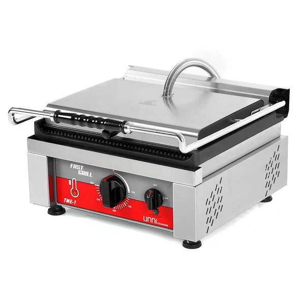 Contact/Panini Grill | Ribbed Surface 360×300 mm (Cast Iron) | 50°C/300°C