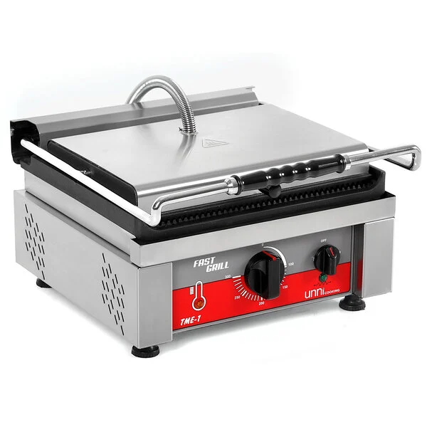 Contact/Panini Grill | Ribbed Surface 360×300 mm (Cast Iron) | 50°C/300°C