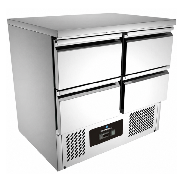 Refrigerated Counter 900x700xH850mm – With 4 drawers