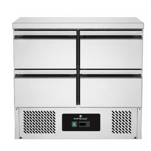 Refrigerated Counter 900x700xH850mm – With 4 drawers