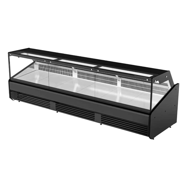 Professional Static Fresh Meat Display Counter – 382x115xH122