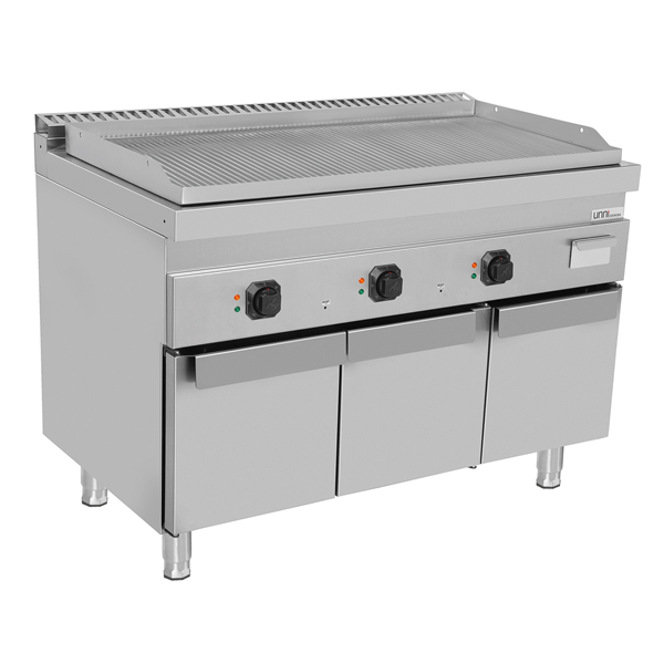 Electric Griddle – Grooved – 1200x700xH850mm