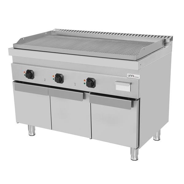 Electric Griddle – Grooved – 1200x700xH850mm