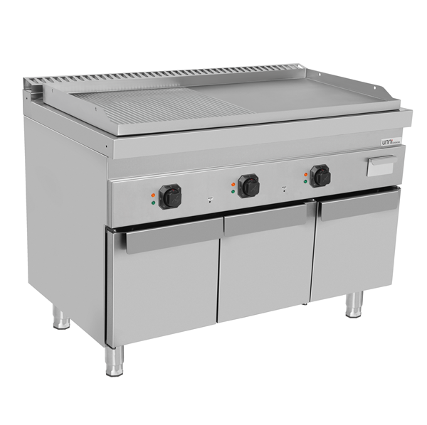 Electric Griddle – Smooth/Grooved – 1200x700xH850mm