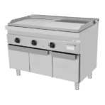 Electric Griddle – Smooth/Grooved(Chrome) – 1200x700xH850mm - Image 2