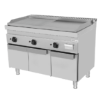Gas Griddle – Grooved/Smooth – 1200x700xH850mm - Image 2
