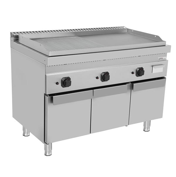 Gas Griddle – Grooved/Smooth – 1200x700xH850mm