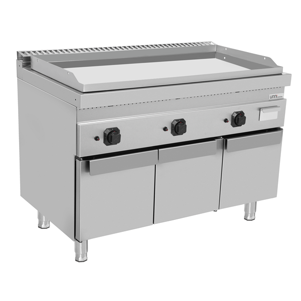 Gas Griddle – Chrome – 1200x700xH850mm