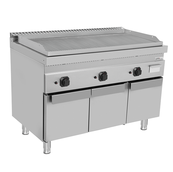 Gas Griddle – Grooved – 1200x700xH850mm