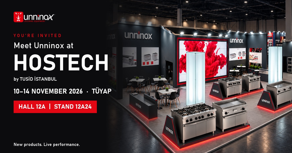 Meet Unninox at HOSTECH by TUSİD İstanbul, 10–14 November 2026, TÜYAP, Hall 12A, Stand 12A24